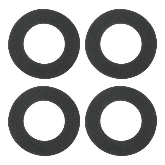 Uxcell Black 2.9 Inch EVA Foam Speaker Edge Surround Rings Replacement Parts for Speaker Repair or DIY 4 Pcs