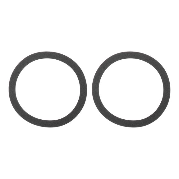 Uxcell Black 3.9 Inch EVA Foam Speaker Edge Surround Rings Replacement Parts for Speaker Repair or DIY 2 Pcs