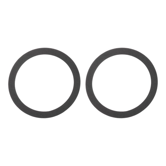 Uxcell Black 5.1 Inch EVA Foam Speaker Edge Surround Rings Replacement Parts for Speaker Repair or DIY 2 Pcs