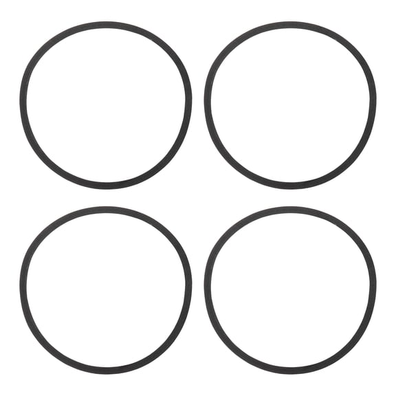 Uxcell Black 6.2 Inch EVA Foam Speaker Edge Surround Rings Replacement Parts for Speaker Repair or DIY 4 Pcs