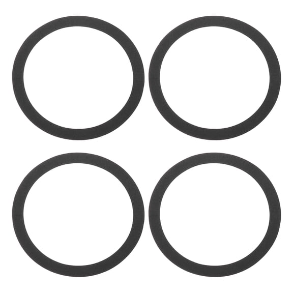 Uxcell Black 6.5 Inch EVA Foam Speaker Edge Surround Rings Replacement Parts for Speaker Repair or DIY 4 Pcs