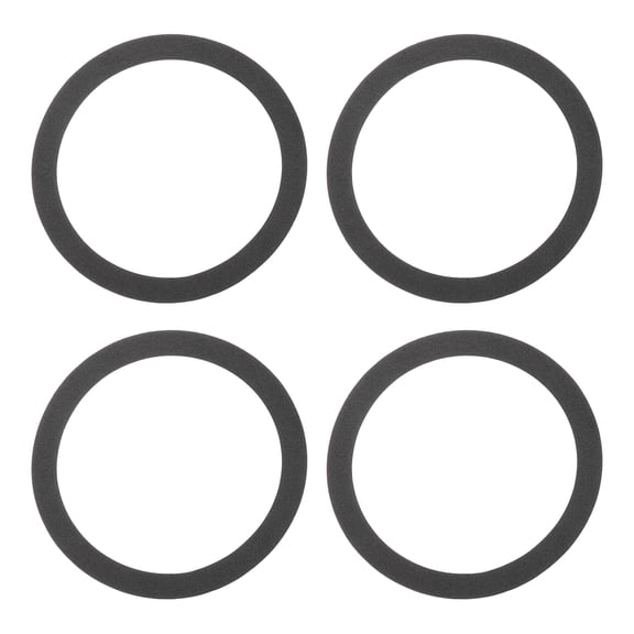 Uxcell Black 7.5 Inch EVA Foam Speaker Edge Surround Rings Replacement Parts for Speaker Repair or DIY 4 Pcs