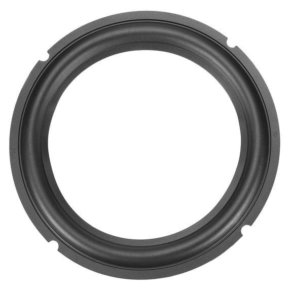 Uxcell Black 8 Inch Rubber Notch Speaker Edge Surround Ring Replacement Parts for Speaker Repair or DIY