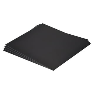 4 Pack ABS Plastic Sheets 12 x 12 x 0.08, Thick Black Textured Hard  Plastic Sheeting for DIY Materials Home Decor Handcrafts Crafts Projects