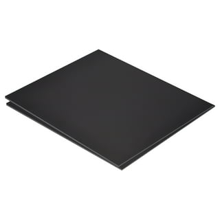 Black ABS Plastic Sheet 12x12x0.06 High Tensile Plastic Sheets DIY 2 Pack