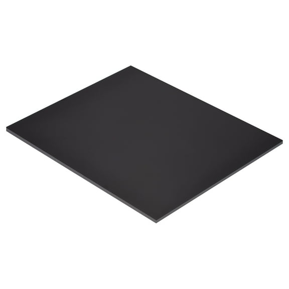 Uxcell Black ABS Plastic Sheet 10x8x0.12inch for Building Model, DIY Crafts, Panel