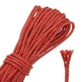 thumbnail image 1 of Uxcell 50Ft Braided Paracord Line, 1000lb 3mm Diameter Multipurpose Utility Cord Rope Wind Chime String Kite Line Flame Resistant for Camping, Hot Air Balloon, Outdoor Survival, Red, 1 of 5