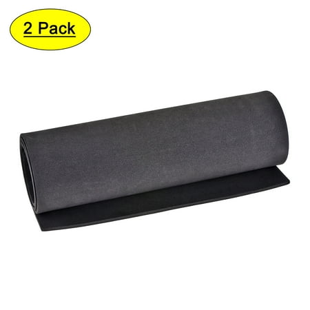 Uxcell Black EVA Foam Sheets Roll 13 x 39 Inch 5mm Thick for Crafts DIY Projects, 2 Pack