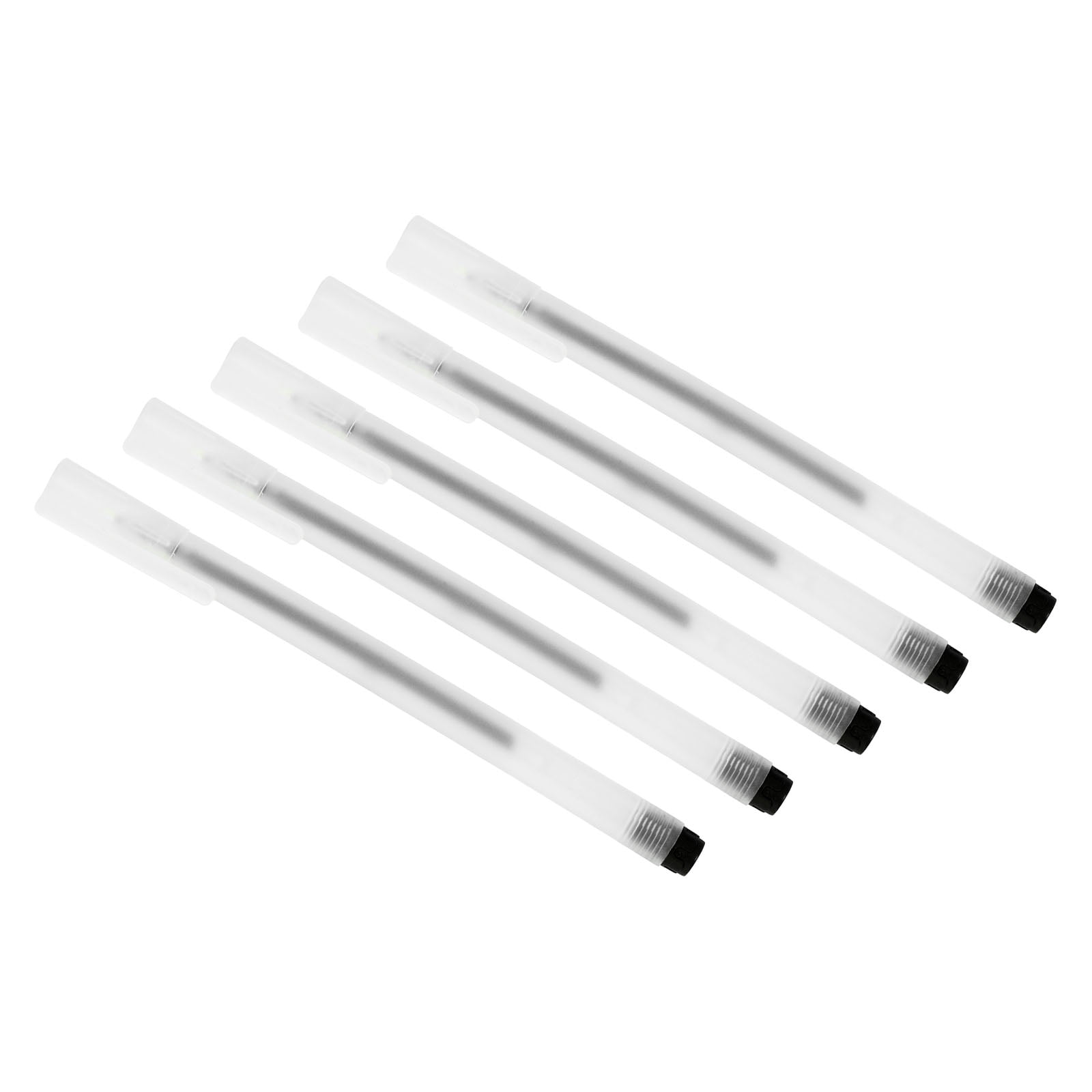 Uxcell Black Gel Pens,30Pcs Fine Point Sanding Rod,0.5mm Roller Ball ...