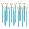 thumbnail image 1 of Uxcell Black Ink Ballpoint Pen, 12 Pack Twist Metal Pen 1.0mm Medium Point for Note Taking Journaling, Light Blue, 1 of 7
