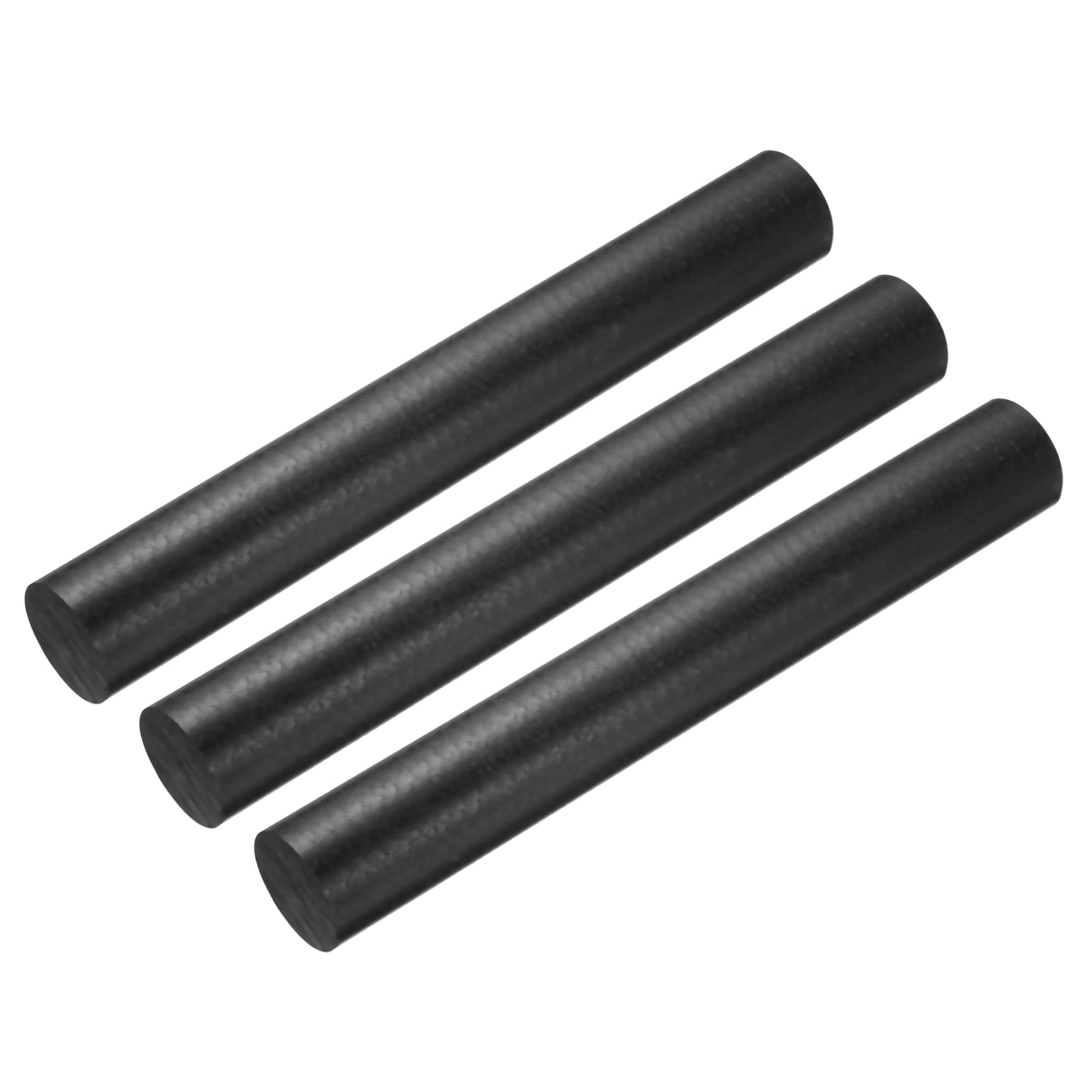 Uxcell Black Round ABS Plastic Rods 1.6-inch Diameter and 11-inch ...
