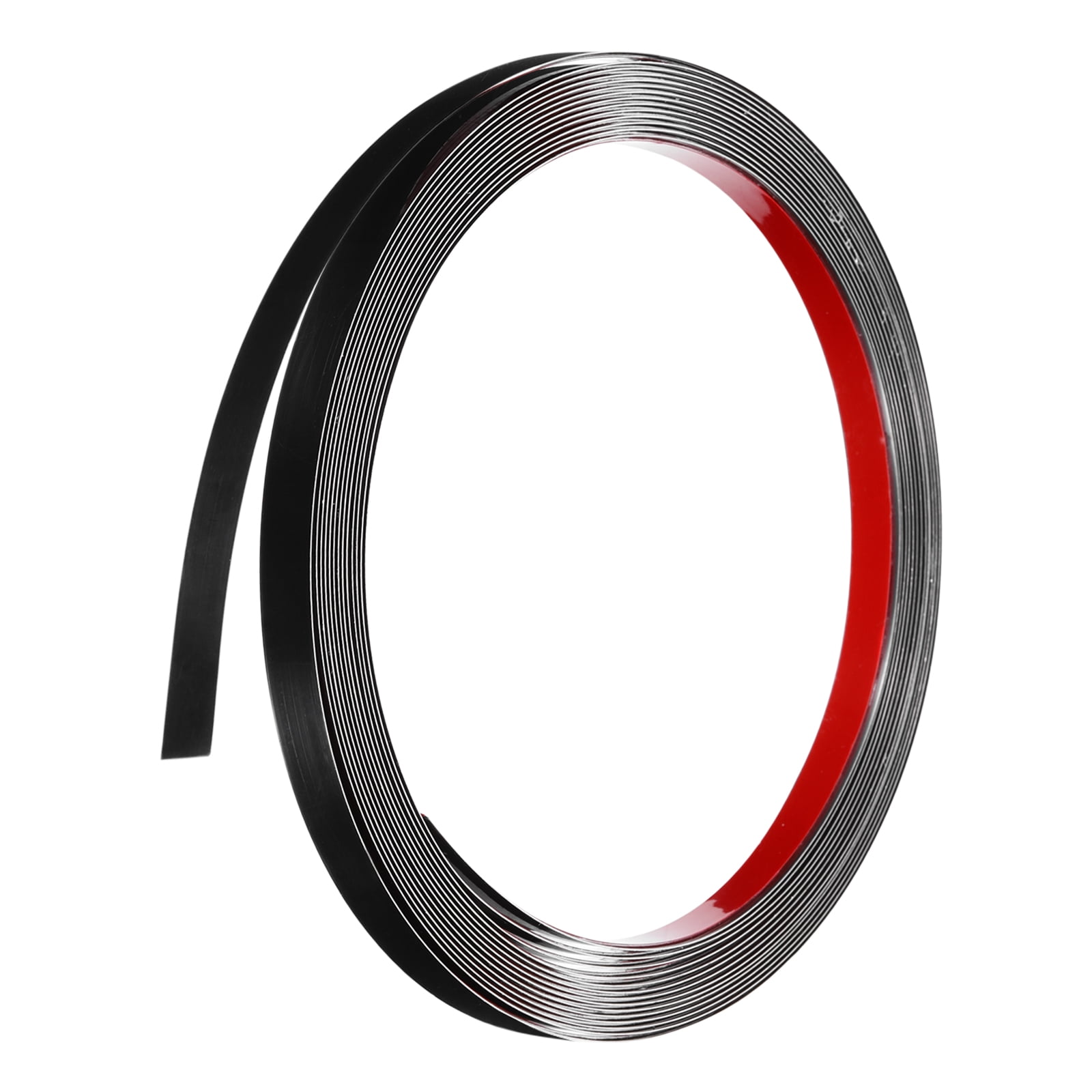 Uxcell Black Trim Peel and Stick, 13ft x 0.4" Stainless Steel Mirror ...