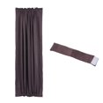 thumbnail image 1 of Uxcell Blackout Door Curtain, 54"W x 72"L French Window Door Curtain 1 Panel, Brown, 1 of 7