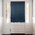 thumbnail image 1 of Uxcell Blackout Door Curtains, French Side Door Window Curtain for Privacy, Glass Door Curtain for Patio Front Door Curtain Tie Up Shade, White, 26" x 28", 1 Panel, 1 of 7