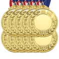 thumbnail image 1 of Uxcell Blank Award Medals, 10 Pack Gold Award Medals with Ribbon, Make Your Medals Kit, 1 of 7