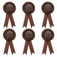 thumbnail image 1 of Uxcell Blank Award Ribbon, Ribbon Honorable Prize Recognition Ribbon, Brown 6Pcs, 1 of 5