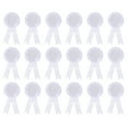 thumbnail image 1 of Uxcell Blank Award Ribbon, Rosette Ribbon Honorable Prize Recognition Ribbon, White, 18Pack, 1 of 5