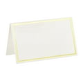 thumbnail image 1 of Uxcell Blank Greeting Cards,50pack Favor Decor Foldable Blank Card, Gold Tone White, 1 of 5