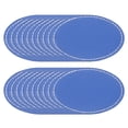 thumbnail image 1 of Uxcell Blank Leatherette Patches, Oval Faux Leather Hats Patches with Adhesive Iron-on Heat Press Laserable Rustic for Hats DIY Fabric Repair Sew Blue, 1 of 6