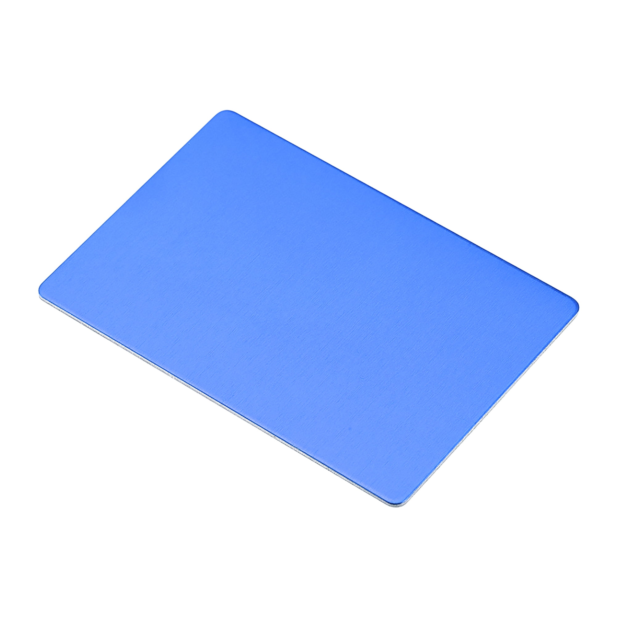 Uxcell Blank Metal Card Anodized Aluminum Plate for DIY Laser Printing  Black 3.9x 2.0x 0.03