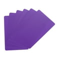 thumbnail image 1 of Uxcell Blank Cards, 30 Mil Graphic Quality Purple Plastic Cards for Photo ID Badge Printer, 20 Pack, 1 of 5