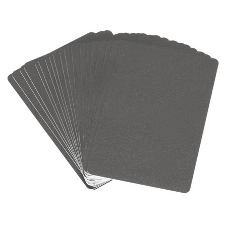 20 Pack Blank Cards, Inkjet Plastic ID Card Printable Business Cards, Waterproof Double Sided Printing Brown