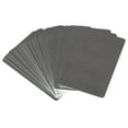 thumbnail image 1 of 30 Pack Blank Cards, Inkjet Plastic ID Card Printable Business Cards, Waterproof Double Sided Printing Brown, 1 of 7