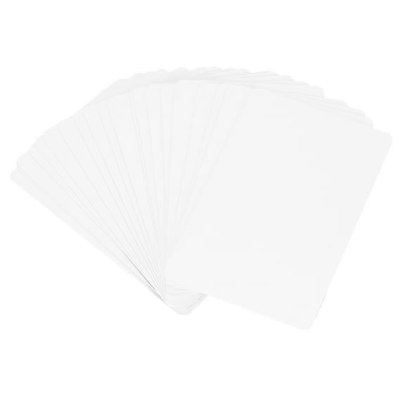 20 Pack Blank Cards, Inkjet Plastic ID Card Printable Business Cards, Waterproof Double Sided Printing White