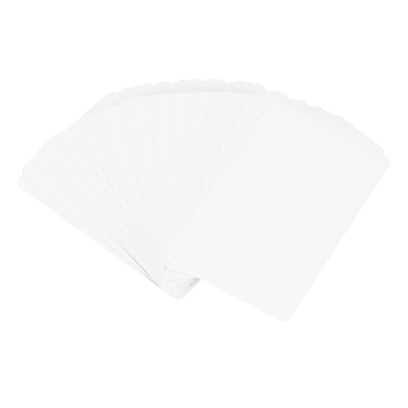30 Pack Blank Cards, Inkjet Plastic ID Card Printable Business Cards, Waterproof Double Sided Printing White