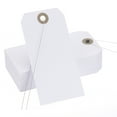 thumbnail image 1 of Uxcell Blank Shipping Tags Shipping Tags with Wire Manila Hang Label Tags with Reinforced Eyelet for Inventory Gift Label White 4-3/4", 1 of 6