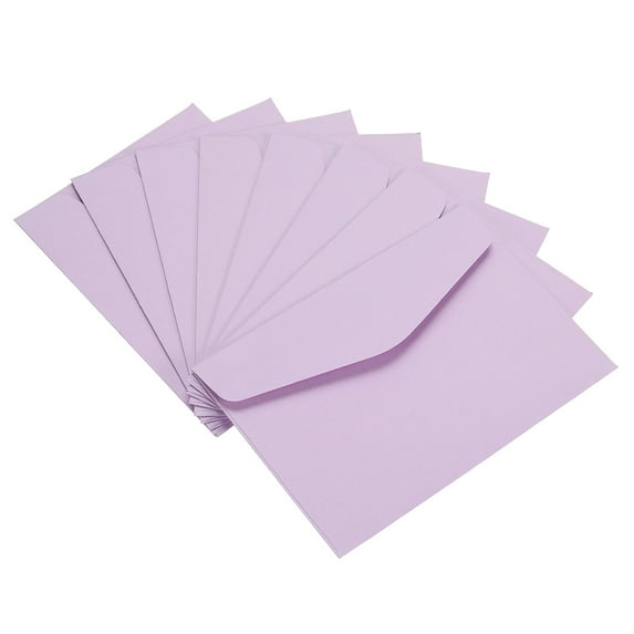 Uxcell Blank Small Items Storage Card Holder Mini Envelopes, Light Purple 60 Pack