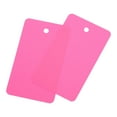 thumbnail image 1 of Uxcell Blank Waterproof Eyelet Hole Plastic Tags for Product Identification Tags,4x7cm/1.57x2.76" Pack of 100,Pink, 1 of 6