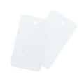 thumbnail image 1 of Uxcell Blank Waterproof Eyelet Hole Plastic Tags for Product Tags,4x7cm/1.57x2.76" Pack of 200,White, 1 of 1