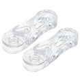 thumbnail image 1 of Uxcell Blinds Chain Handle, 2Pack 90mm Roller Shade Cord Weights for Window Parts, Clear, 1 of 6