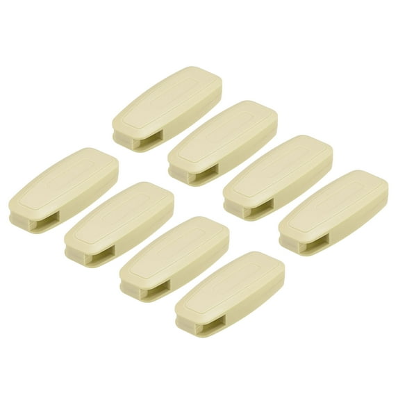 Uxcell Blinds Chain Handle, 8Pack 80mm Roller Shade Cord Weights for Window Parts, Khaki