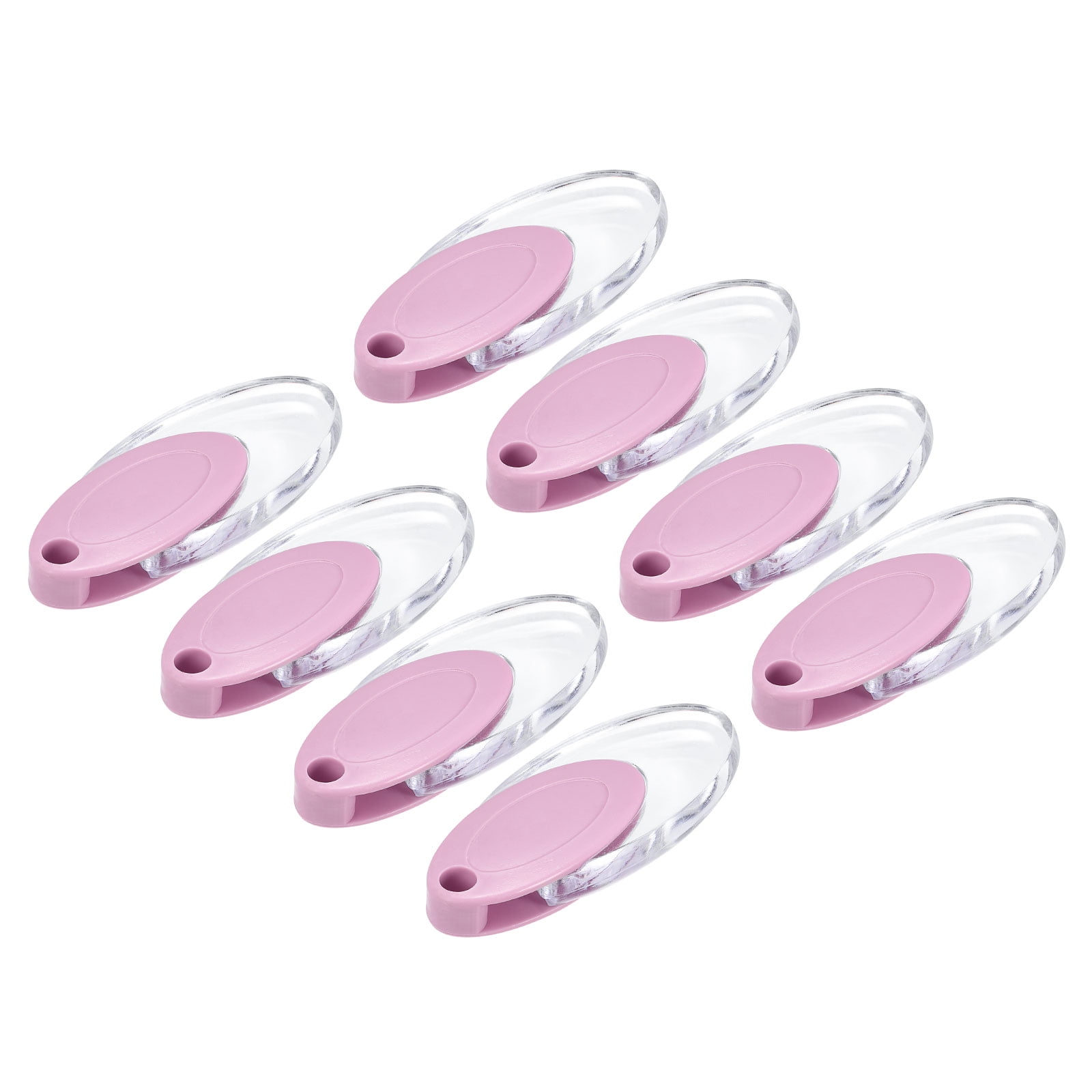 Uxcell Blinds Chain Handle, 8Pack 90mm Roller Shade Cord Weights for Window Parts, Pink