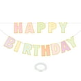 thumbnail image 1 of Uxcell Colorful Birthday Banner, No DIY Decorations Sign for Birthday Decor Backdrop, 7.3" x 5", 1 of 6