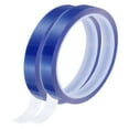 thumbnail image 1 of Uxcell Blue Heat Tape, 2 Rolls 18mmx33m 108ft High Temperature Heat Resistant Tape for Sublimation, 1 of 6