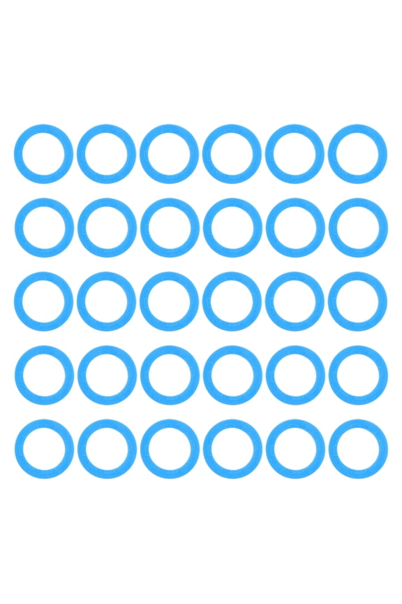 Blue Key Cap Cover Rings, 30Pcs 22mm Keys Identifier Coding Tags
