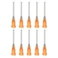 thumbnail image 1 of Uxcell Blunt Tip Dispensing Needle for Liquid Glue Gun, 15G 1", 10 Pack (Amber), 1 of 6