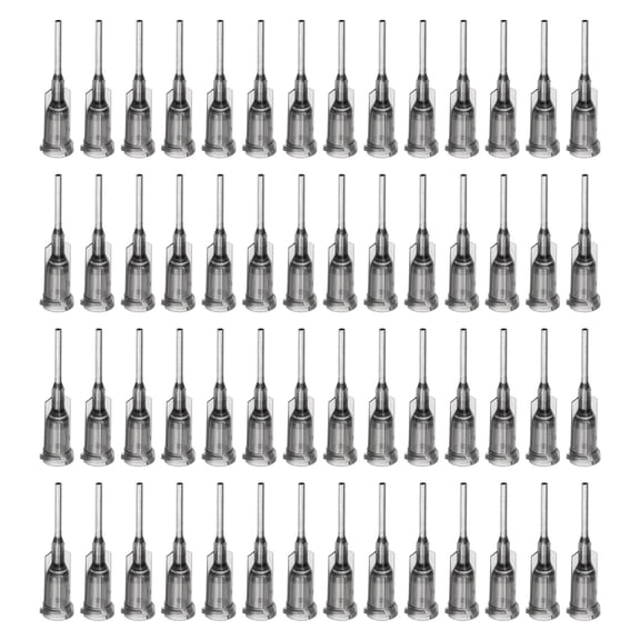 Uxcell Blunt Tip Dispensing Needle for Liquid Glue Gun, 16G 1/2", 100 Pcs (Gray)