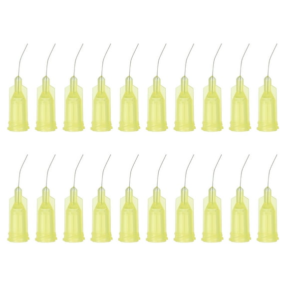 Uxcell Blunt Tip Dispensing Needles with Bent Blunt Needle, 100 Pcs 0.5 Inch 32G Industrial Liquid Dispenser Needle