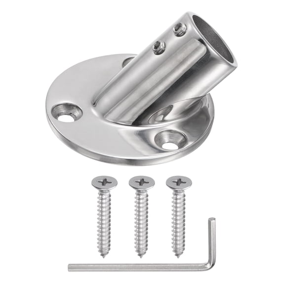 Hand Railing Hinge Uxcell Boat Hand Rail Fitting, 45 Degree 1 Inch Round Boat Hand Rail ...