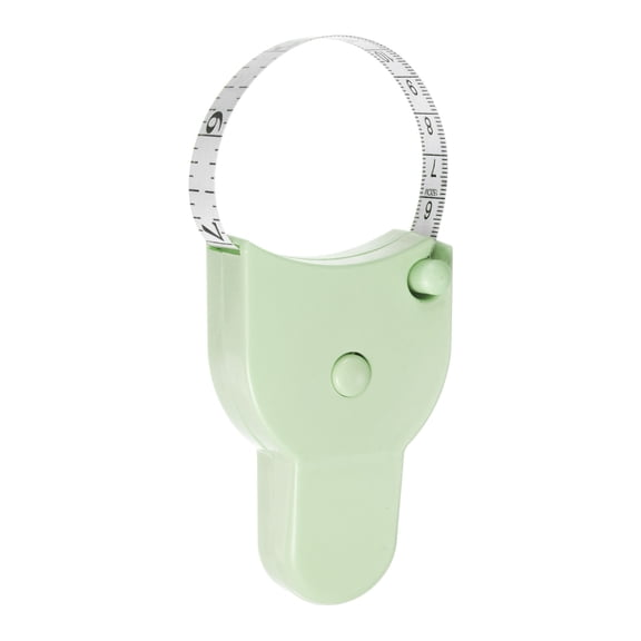 Uxcell Body Measure Tape 60" 150cm Automatic Telescopic Tape Measure with Lock Pin Push Button Green