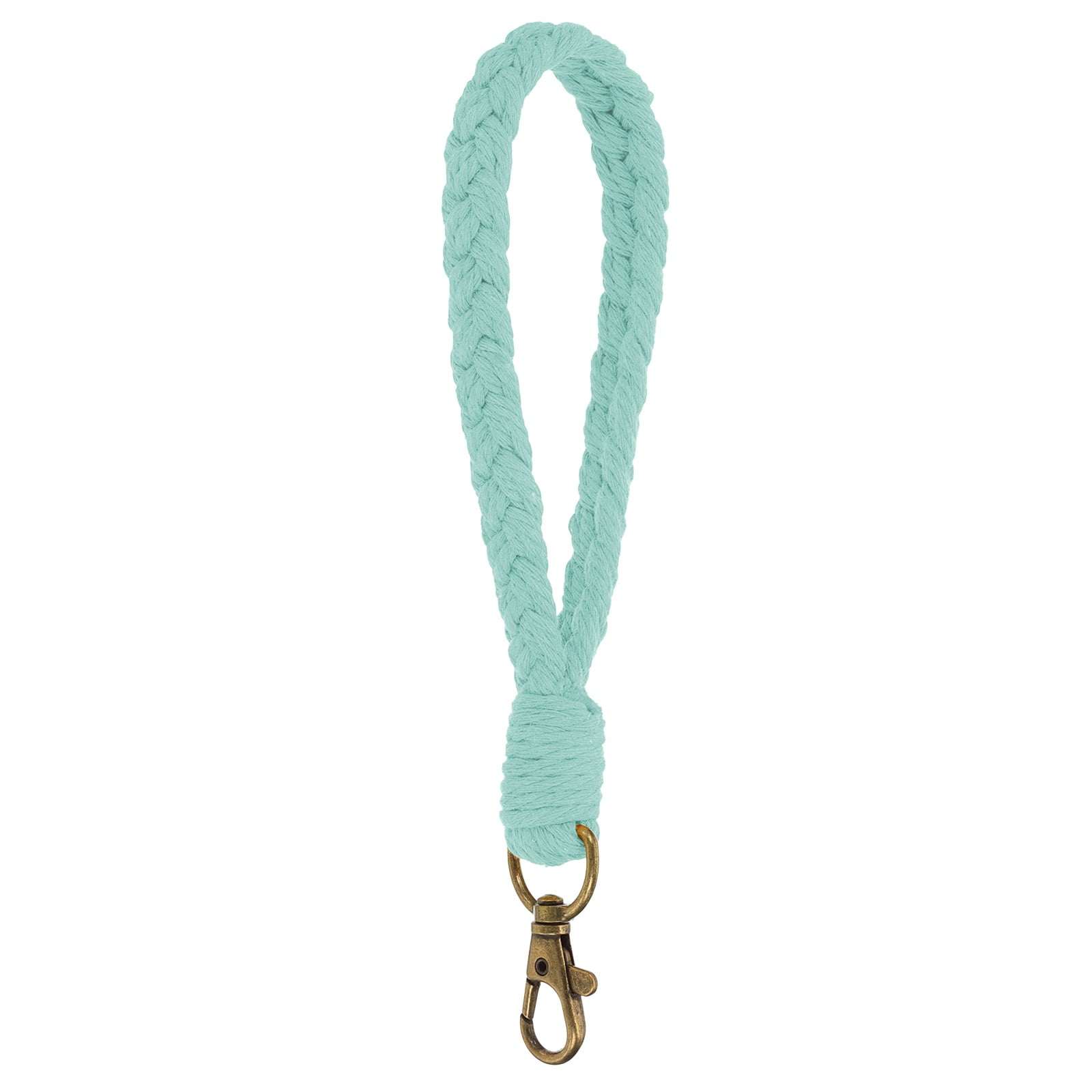 Keychain Soft Rabar Uxcell Boho Handmade Bracelet Keychain, Soft Macrame Keychain for Gym ...
