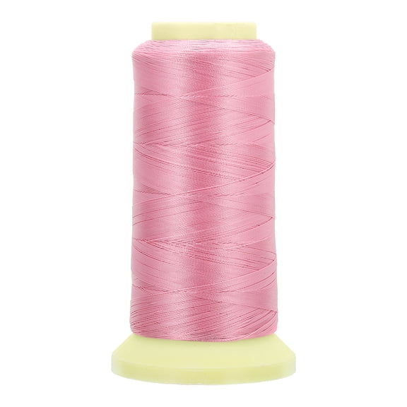 Uxcell Bonded Thread, 0.2 mm 1100 Yards Polyester Sewing Cord for Weave Bracelets Pendant Ropes Tassels, Pink