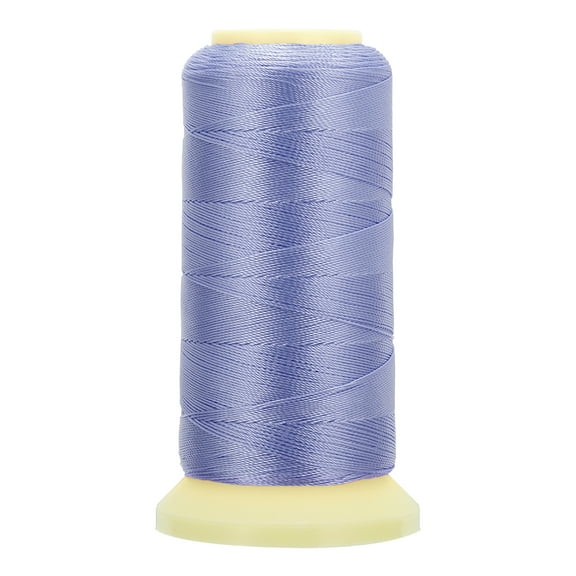 Uxcell Bonded Thread, 0.4 mm 550 Yards Polyester Sewing Cord for Weave Bracelets Pendant Ropes Tassels, Lilac