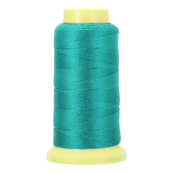 Uxcell Bonded Thread, Polyester Sewing Cord for Weave Bracelet Pendant Ropes Macrame Bookbinding DIY Craft Light Blue