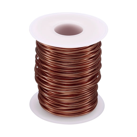 Uxcell Bonsai Wire Anodized Aluminum Training Wire Roll 1.5mm 98ft Copper
