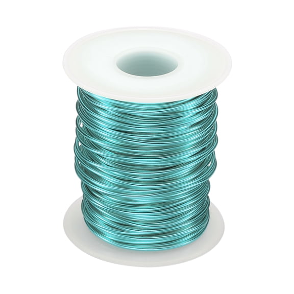 Uxcell Bonsai Wire Anodized Aluminum Training Wire Roll 1.5mm 98ft Light Blue
